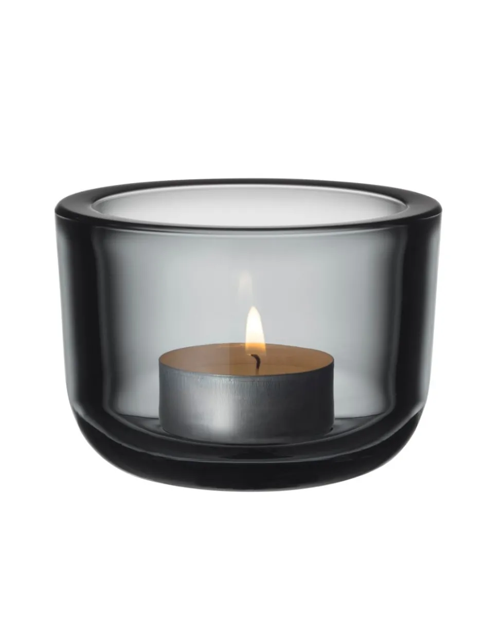 Iittala kynttilälyhty 6cm harmaa