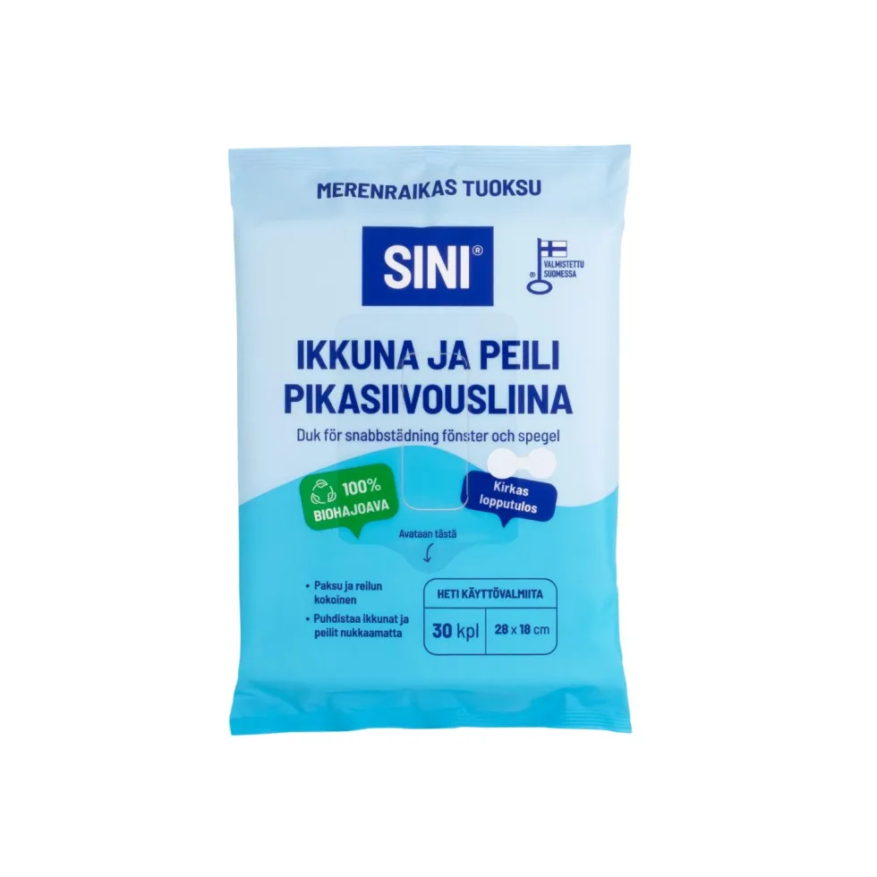 Ikkuna ja peili pikasiivousliina, 30 kpl