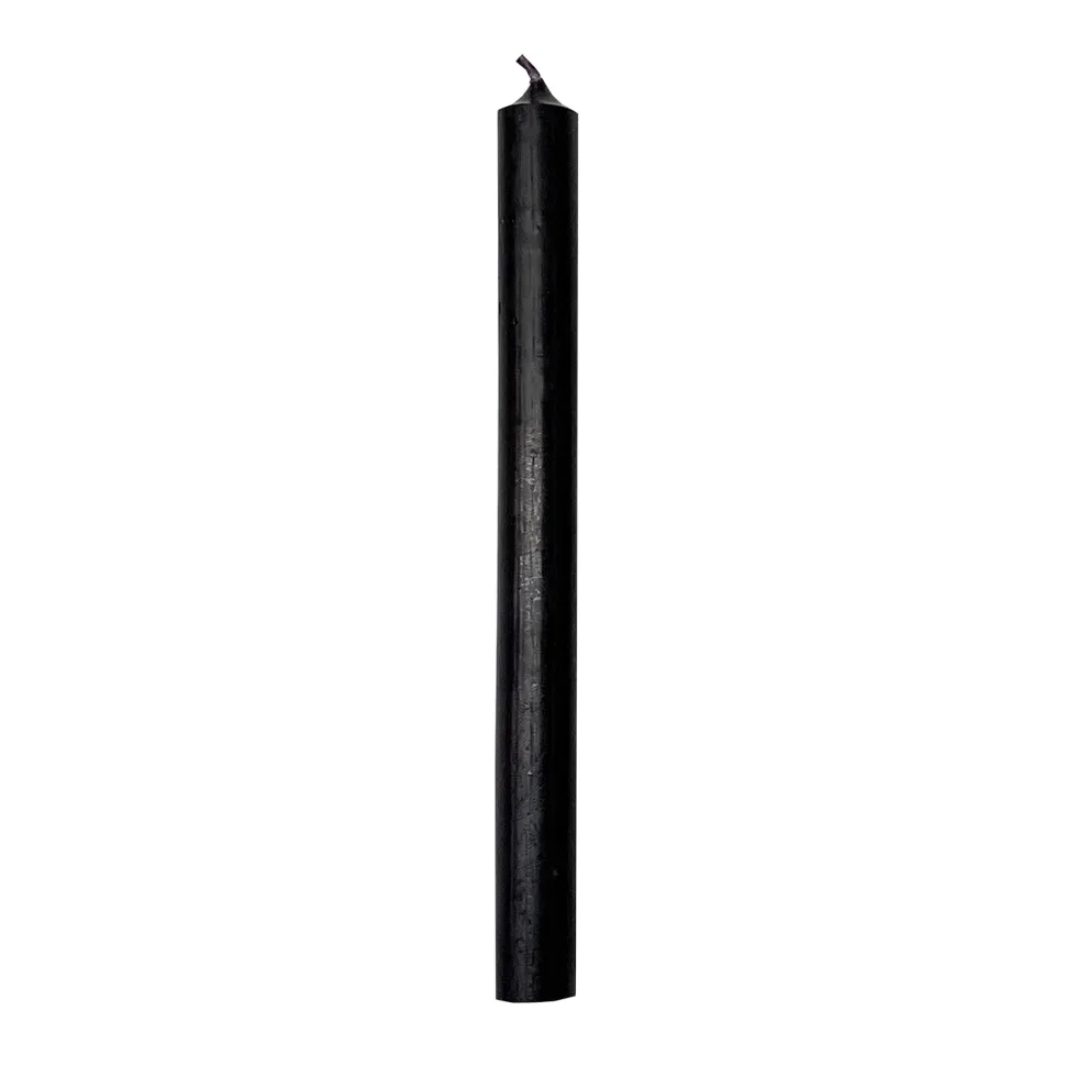Kynttilä 25cm musta