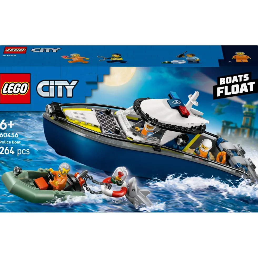 Lego® City 60456 Takaa-ajo poliisiveneellä