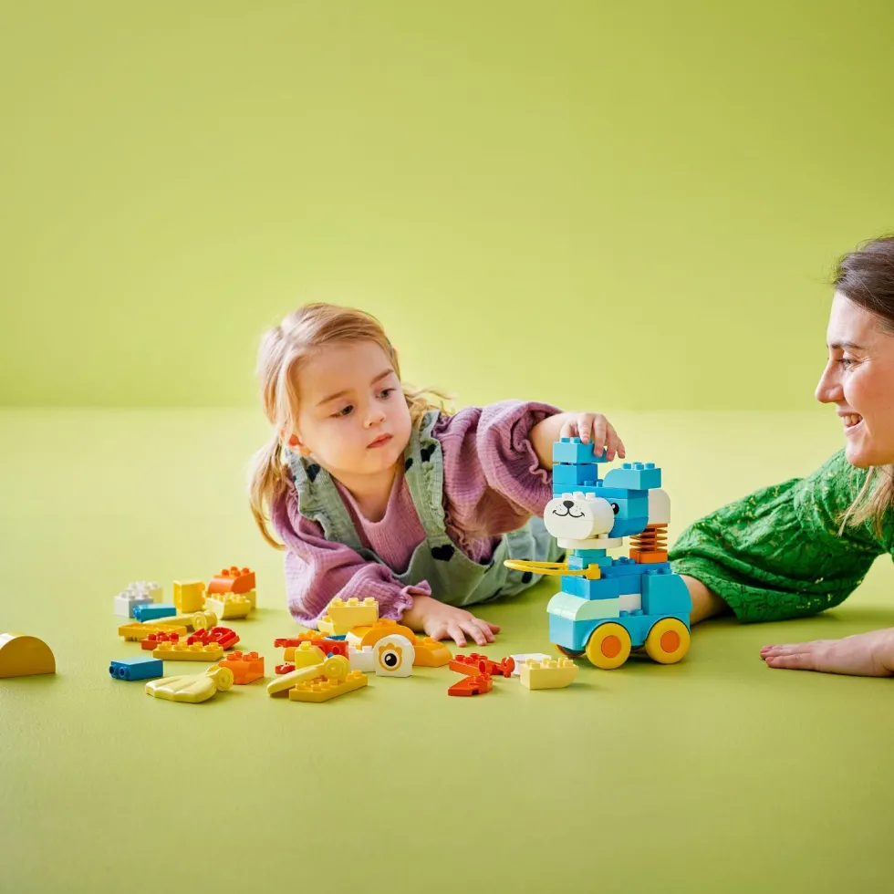 Lego®Duplo® 10448 Kaupunki: Eläimiä pyörien päällä – 3in1-setti