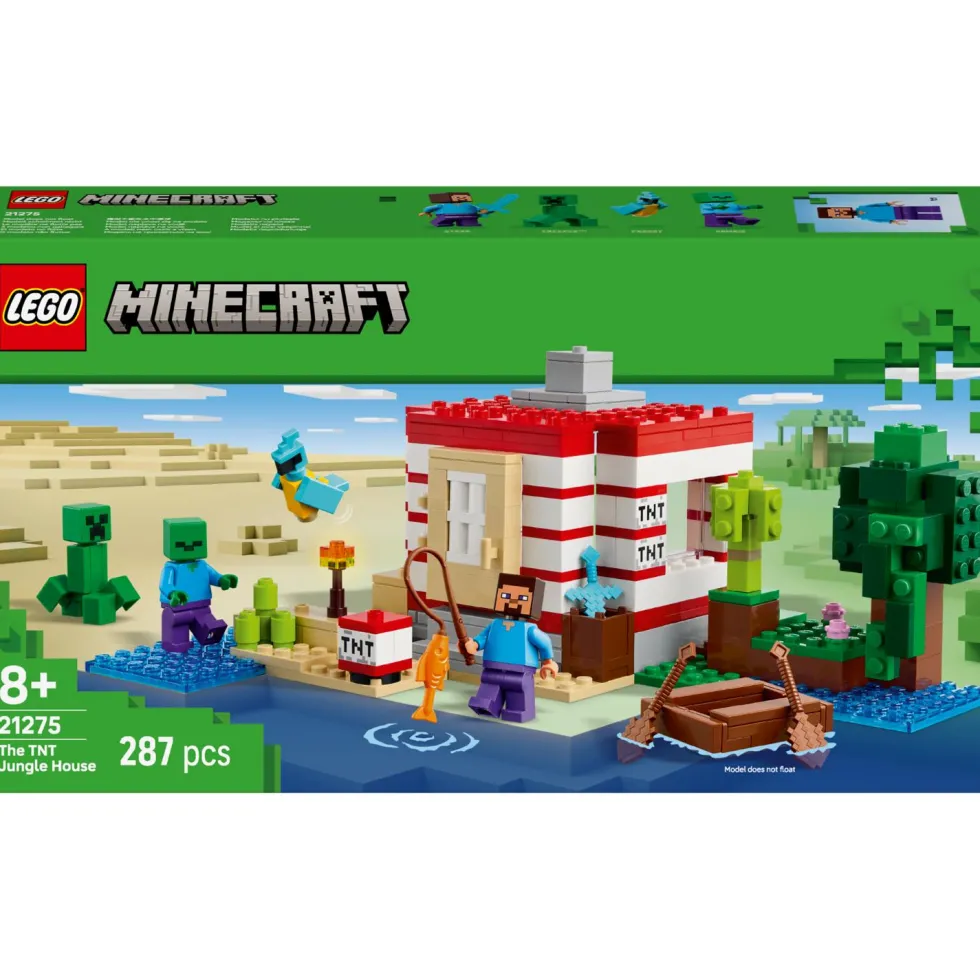 Lego® Minecraft® 21275 TNT-viidakkotalo