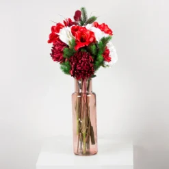 Maljakko kierrätyslasia 55cm roosa