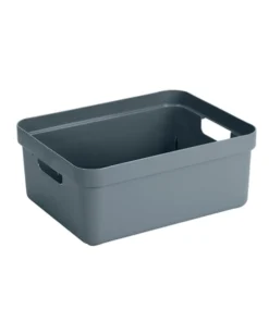 Muovilaatikko siniharmaa 13L