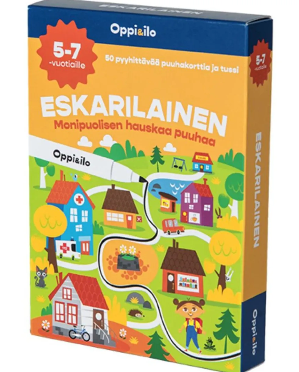 Oppi&ilo eskarilainen puuhakortit