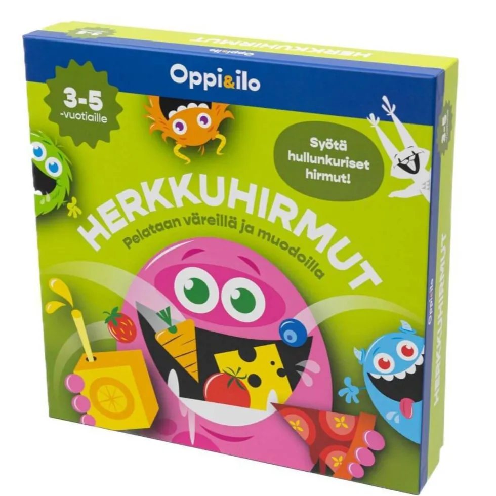 Oppi&ilo Herkkuhirmut lastenpeli
