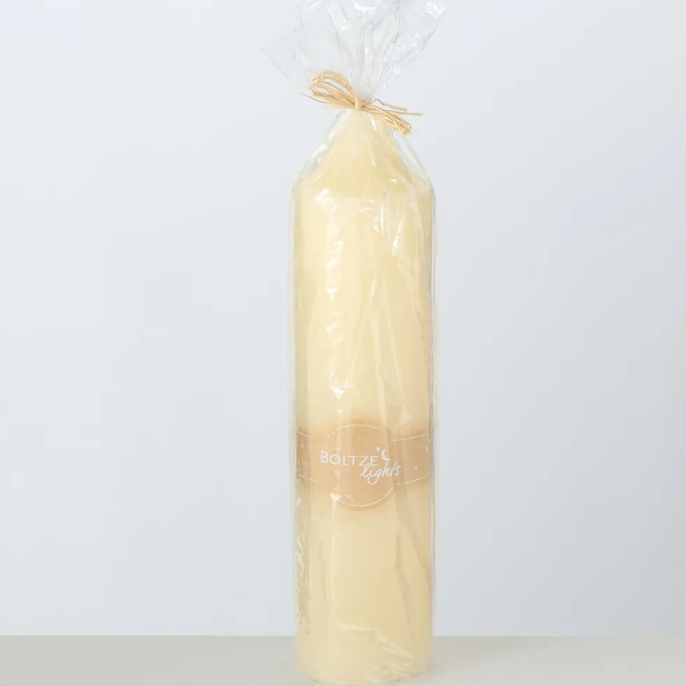 Pilarikynttilä 38cm kerma