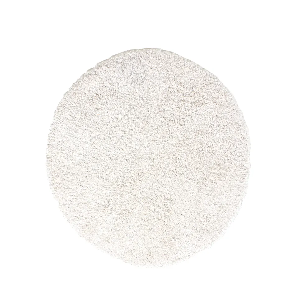 Pyöreäkylpyhuonematto ø60cm valkoinen